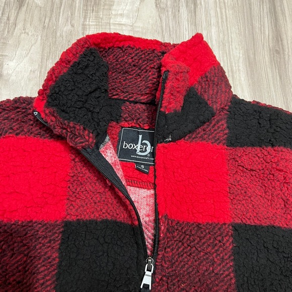 Boxercraft Unisex Sherpa Quarter-Zip Pullover 100% Super Soft Size S - Picture 11 of 13